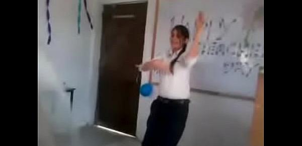  Indian girl dance in college low